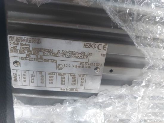 Picture of Siemens 1MB1563-1BB22-2JA4, 4Pole,4KW