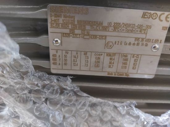 Picture of Siemens 1MB1563-1CB23-4JA4, 7.5KW,4Pole