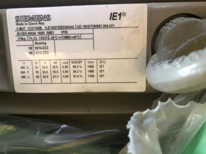 Picture of Siemens 1LE1502-1EB23-4AA4