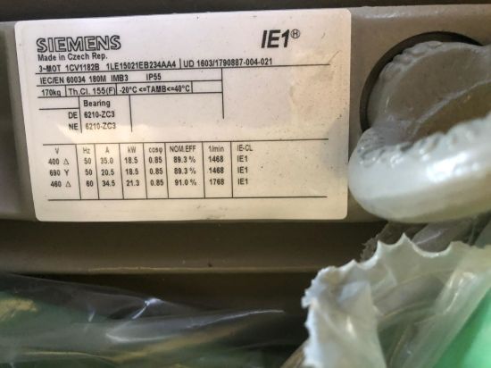 Picture of Siemens 1LE1502-1EB23-4AA4