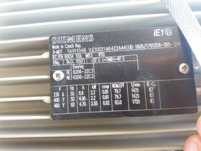 Picture of Siemens 1LE1002-1AB42-2AA4