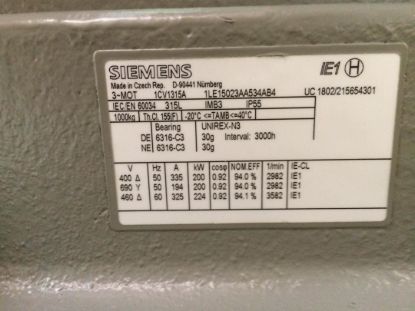 Picture of Siemens 1LE1502-3AA53-4AB4