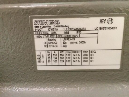 Picture of Siemens 1LE1502-3AA53-4AB4