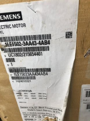 Picture of Siemens 1LE1502-3AA43-4AB4