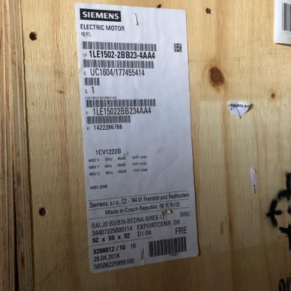 Picture of Siemens 1LE1502-2BB23-4AA4