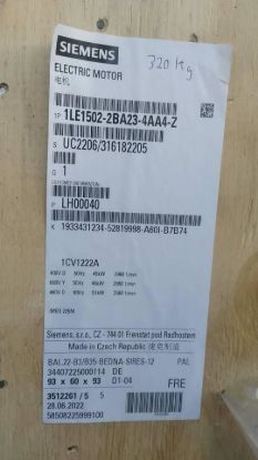Picture of Siemens 1LE1502-2BA23-4AA4-Z