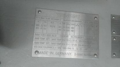 Picture of Siemens motor 1LA8315-4AB91-Z, 250KW, 4Ple