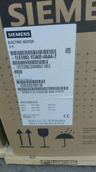 Picture of Siemens 1LE1002-1CA03-4AA4-Z, 5.5KW,2Pole