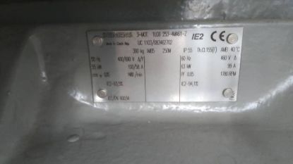 Picture of Siemens motor 55kw,4pole, type 1LG 253-4MA61-Z