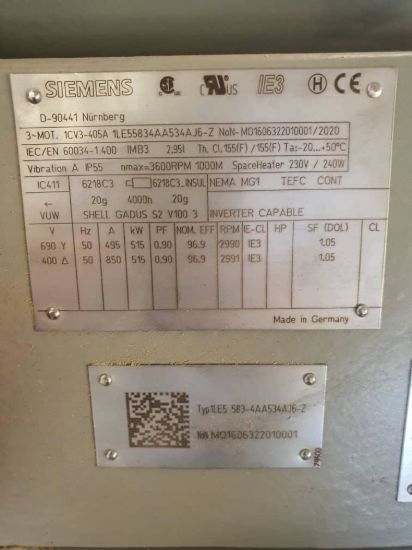 تصویر 515kw-2pole-1LE55834AA534AJ6-Zالکتروموتور زیمنس