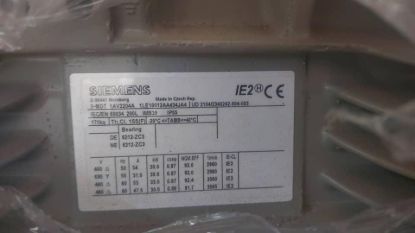 Picture of Siemens motor type1LE10012AA434JA4,  2Pole,30KW