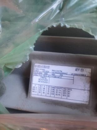 Picture of Siemens motor Type 1LE15022CA234AA4-Z, 55KW, 2Pole			 			
