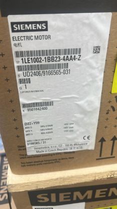 Picture of Siemens motor Type 1LE1002-1BB23-4AA4-Z, 4KW, 4Pole