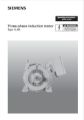 Picture of Operating Instructions 1LA8 motors